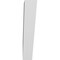 Ekena Millwork 5 1/2-in. W x 24-in. D x 30-in. H Traditional Architectural Grade PVC Knee Brace BRCP055X24X30TRA - alternate 3